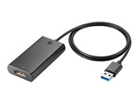 HP - Adaptateur vidéo externe - USB 3.0 - DisplayPort - pour ProDesk 400 G3, 490 G3, 600 G2; ProOne 400 G2, 600 G2 N2U81AA#AC3