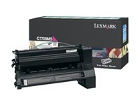 Lexmark - Magenta - original - cartouche de toner LCCP, LRP - pour Lexmark C770dn, C770dtn, C770n, C772, C772dn, C772dtn, C772n, X772e, X772es C7700MS