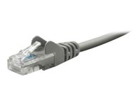 Belkin - Cordon de raccordement - RJ-45 (M) pour RJ-45 (M) - 5 m - UTP - CAT 5e - sans crochet, bloqué - gris A3L791R05M-S