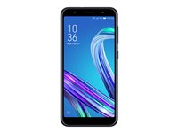 ASUS ZenFone Max M1 (ZB555KL) - Smartphone - double SIM - 4G LTE - 32 Go - microSDXC slot - GSM - 5.45" - 1440 x 720 pixels - IPS - RAM 3 Go (caméra avant de 8 mégapixels) - 2x caméras arrière - Android - noir marine 90AX00P1-M00980