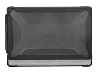 Targus SafePORT Rugged - Étui à rabat pour tablette - robuste - polycarbonate, polyuréthanne thermoplastique (TPU) - gris - pour Microsoft Surface Pro (Mi-2017), Pro 4, Pro 6 THD137GLZ