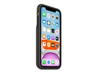 Apple Smart - Boîtier de batterie coque de protection pour téléphone portable - silicone, élastomère - noir - pour iPhone 11 MWVH2ZM/A