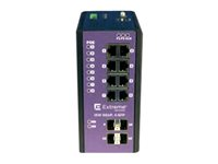 Extreme Networks ExtremeSwitching Industrial Ethernet Switches ISW 8GBP,4-SFP - Commutateur - Géré - 8 x 10/100/1000 (PoE+) + 4 x SFP - Montage sur rail DIN, fixation murale - PoE+ (240 W) - Tension CC 16804