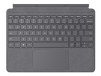 Microsoft Surface Go Type Cover - Clavier - avec trackpad, accéléromètre - rétroéclairé - Allemand - charbon de bois léger - commercial - pour Surface Go, Go 2 KCT-00105