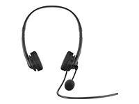 HP G2 - Micro-casque - sur-oreille - filaire - USB - noir ombré - pour Portable 1040 G9, 245 G9, 256 G8, 25X G9, 64X G9, 65X G9, 860 G9; ProBook 44X G9, 45X G9 428H5AA