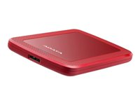 ADATA HV300 - Disque dur - 4 To - externe (portable) - USB 3.1 - AES 256 bits - rouge AHV300-4TU31-CRD