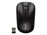 CHERRY MW 2110 - Souris - droitiers et gauchers - infrarouge - 3 boutons - sans fil - 2.4 GHz - récepteur sans fil USB - noir JW-T0210