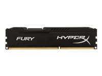 Kingston HyperX FURY - DDR3 - 8 Go - DIMM 240 broches - 1866 MHz / PC3-14900 - CL10 - 1.5 V - mémoire sans tampon - NON ECC - noir HX318C10FB/8