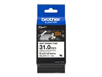 Brother HSe-261E - Noir sur blanc - Rouleau (3,1 cm x 1,5 m) 1 cassette(s) boîte de suspension - ruban thermorétractable - pour P-Touch PT-D800W, PT-P900W, PT-P900Wc, PT-P950NW HSE261E