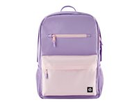 HP - Campus - sac à dos pour ordinateur portable - 15.6" - rose, mauve, mauve 7J597AA