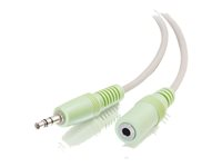 C2G - Rallonge de câble audio - mini-phone stereo 3.5 mm mâle pour mini-phone stereo 3.5 mm femelle - 3 m - blindé 80101