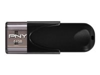 PNY Attaché 4 - Clé USB - 64 Go - USB 2.0 FD64GATT4-EF