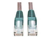 Tripp Lite 10ft Cat6 Gigabit Crossover Molded Patch Cable RJ45 M/M Gray 10' - Câble inverseur - RJ-45 (M) pour RJ-45 (M) - 3.1 m - UTP - CAT 6 - moulé, sans crochet, bloqué - gris N210-010-GY