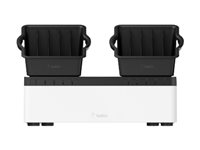 Belkin Store and Charge Go with portable trays - Station de charge - 120 Watt - connecteurs de sortie : 10 B2B160VF