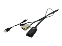 Lenovo Serial Conversion Option - Adaptateur vidéo / USB - pour Lenovo Global 2x2x16, Global 4x2x32; System x3500 M4; x3950 X5; ThinkSystem SR250 46M5382