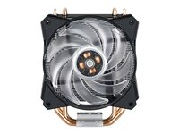 Cooler Master MasterAir MA410P - Refroidisseur de processeur - (pour : LGA1156, AM2, AM2+, LGA1366, AM3, LGA1155, AM3+, LGA2011, FM1, FM2, LGA1150, FM2+, LGA2011-3, LGA1151, AM4, LGA2066) - aluminium - 120 mm - noir MAP-T4PN-220PC-R1