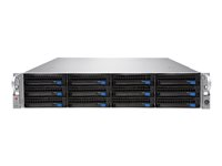 G-Technology G-RACK 12 GRKABBEF48TB12BDA - Serveur NAS - 12 Baies - 48 To - rack-montable - HDD 4 To x 12 - RAID 0, 1, 3, 4, 5, 6, 10, JBOD - RAM 128 Go - 10 Gigabit Ethernet - iSCSI 0G05179