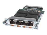 Cisco High-Speed 4-Port ISDN BRI S/T - Module voix/fax - HWIC - ISDN BRI ST - ports numériques : 4 - pour Cisco 1841, 1841 3G, 1841 ADSL2, 1921 4-pair, 1921 ADSL2+, 19XX, 28XX, 29XX, 38XX, 39XX HWIC-4B-S/T=