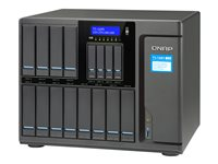 QNAP TS-1685 - Serveur NAS - 16 Baies - SATA 6Gb/s - RAID RAID 0, 1, 5, 6, 10, JBOD, disque de réserve 10 - RAM 16 Go - Gigabit Ethernet / 10 Gigabit Ethernet - iSCSI support TS-1685-D1521-16G