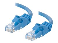 C2G Cat6 Booted Unshielded (UTP) Crossover Patch Cable - Câble inverseur - RJ-45 (M) pour RJ-45 (M) - 1.5 m - UTP - CAT 6 - moulé, sans crochet, bloqué - bleu 83524