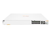 HPE Aruba Instant On 1960 - Commutateur - Géré - 4 x 2.5GBase-T + 8 x 100/1000/10GBase-T + 2 x 100/1000/10GBase-T + 2 x 10 Gigabit SFP+ - Montable sur rack - PoE (480 W) S0F35A#ABB