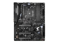 Gigabyte GA-AX370-Gaming K7 - 1.0 - carte-mère - ATX - Socket AM4 - AMD X370 - USB 3.1 Gen 1, USB-C Gen2, USB 3.1 Gen 2 - 2 x Gigabit LAN - carte graphique embarquée (unité centrale requise) - audio HD (8 canaux) GA-AX370-GAMING K7