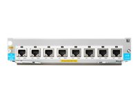 HPE - Module d'extension - 1/2.5/5/10GBase-T (PoE+) x 8 - pour HPE Aruba 5406R, 5406R 16, 5406R 44, 5406R 8-port, 5406R zl2 J9995A