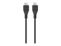 Belkin Câble HDMI haute vitesse avec Ethernet - Câble HDMI avec Ethernet - HDMI mâle pour HDMI mâle - 2 m - double blindage F3Y020BT2M