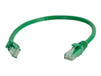 C2G Cat6 Booted Unshielded (UTP) Network Patch Cable - Cordon de raccordement - RJ-45 (M) pour RJ-45 (M) - 5 m - UTP - CAT 6 - moulé, sans crochet, bloqué - vert 83430