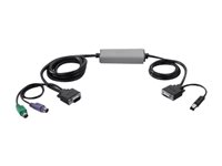 Belkin Secure KVM Cable Kit - Câble clavier / vidéo / souris (KVM) - PS/2, HD-15 (VGA) (M) pour USB, HD-15 (VGA) (M) - 1.8 m - B2B - pour P/N: F1DN102U, F1DN104U, F1DN108U F1D9010B06