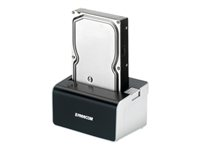 Freecom Hard Drive Dock 3.0 - Station d'accueil HDD - baies : 1 - 2.5", 3.5" - SATA 3Gb/s - 300 Mo/s - USB 3.0 - noir, argent 56137