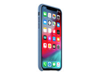 Apple Smart - Coque de protection pour téléphone portable - cuir - bleuet - pour iPhone XS MVFP2ZM/A