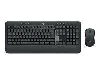 Logitech MK540 Advanced - Ensemble clavier et souris - sans fil - 2.4 GHz - QWERTY - Italien 920-008679