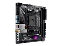 ASUS ROG STRIX X470-I GAMING - Carte-mère - mini ITX - Socket AM4 - AMD X470 - USB 3.1 Gen 1, USB 3.1 Gen 2 - Bluetooth, Gigabit LAN, Wi-Fi - carte graphique embarquée (unité centrale requise) - audio HD (8 canaux) ROG STRIX X470-I GAMING