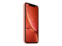 Apple iPhone XR - Smartphone - double SIM - 4G LTE Advanced - 64 Go - GSM - 6.1" - 1792 x 828 pixels (326 ppi) - Liquid Retina HD display - 12 MP (caméra avant 7 MP) - Corail MRY82ZD/A