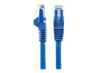 StarTech.com Câble Ethernet CAT6 2m - LSZH (Low Smoke Zero Halogen) - Cordon RJ45 UTP Anti-accrochage 10 GbE LAN - Câble Réseau Internet 650MHz 100W PoE - Bleu - Snagless - 24AWG (N6LPATCH2MBL) - Cordon de raccordement - RJ-45 (M) pour RJ-45 (M) - 2 m - 6 mm - UTP - CAT 6 - sans crochet - bleu N6LPATCH2MBL