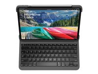 Logitech Slim Folio Pro - Clavier et étui - rétroéclairé - Bluetooth - français - pour Apple 12.9-inch iPad Pro (3ème génération) 920-009148