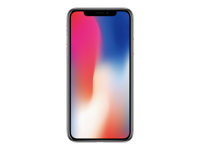 Apple iPhone X - Smartphone - 4G LTE Advanced - 256 Go - GSM - 5.8" - 2436 x 1125 pixels (458 ppi) - Super Retina HD - 2x caméras arrière (2x front cameras) - argent MQAG2ZD/A