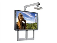 Promethean ActivBoard 387 Pro - Tableau blanc avec projecteur - 186.5 x 117.5 cm - électromagnétique - filaire - USB ABAS387PLST