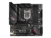 ASUS ROG STRIX B560-G GAMING WIFI - Carte-mère - micro ATX - Socket LGA1200 - B560 Chipset - USB-C Gen2, USB 3.2 Gen 1, USB 3.2 Gen 2, USB-C Gen 2x2 - 2.5 Gigabit LAN, Wi-Fi 6, Bluetooth - carte graphique embarquée (unité centrale requise) - audio HD (8 canaux) 90MB1750-M0EAY1