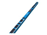 Eaton Metered Input Rack PDU EMIB08-30B - Unité de distribution secteur (rack-montable) - CA 200-240 V - 7.4 kW - monophasé - Ethernet, RS-232 - entrée : IEC 60309 32A - connecteurs de sortie : 42 (6 x IEC 60320 C19, 36 x IEC 60320 C13) - 0U - 3 m cordon - bleu EMIB08-30B