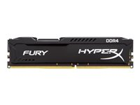 HyperX FURY - DDR4 - 4 Go - DIMM 288 broches - 2133 MHz / PC4-17000 - CL14 - 1.2 V - mémoire sans tampon - non ECC - noir HX421C14FB/4