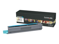 Lexmark - À rendement élevé - cyan - original - cartouche de toner - pour Lexmark X925de, X925de 4, X925dte X925H2CG