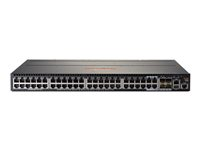 HPE Aruba 2930M 48G 1-Slot - Commutateur - C3 - Géré - 44 x 10/100/1000 + 4 x SFP Gigabit combiné - flux d'air de l'avant vers l'arrière - Montable sur rack JL321A