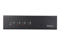 StarTech.com KVM switch écran clavier souris USB à 4 ports Dual-Link DVI avec hub USB 3.0 - Commutateur KVM DVI conforme aux exigences TAA - Commutateur écran-clavier-souris/audio/USB - de bureau - Conformité TAA SV431DL2DU3A