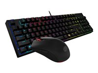 Cooler Master MasterKeys Lite L Combo - Ensemble clavier et souris - backlit - USB - français - commutateur à clé : Mem-chanical - noir SGB-3040-KKMF1-FR