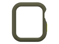 LifeProof Eco-Friendly - Pare-chocs pour montre intelligente - petit - 85 % de plastique recyclé provenant de l'océan - vert gambit - pour Apple Watch (40 mm) 77-83816