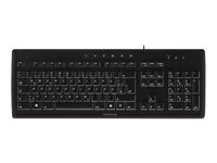 CHERRY STREAM 3.0 - Clavier - USB - Allemand - commutateur : CHERRY SX - noir G85-23200DE-2