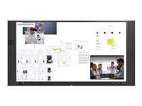 NEC InfinityBoard 2.0 - Kit de vidéo-conférence - noir - avec NEC OPS Slot-in PC (Windows 10 Professional), Huddly IQ camera, Conference Speakers (40 W), 2 Passive Pens 40001246