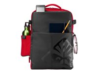 OMEN by HP Gaming - Sac à dos pour ordinateur portable - 17.3" - noir, rouge - pour OMEN by HP Laptop 16; Chromebook 14; Pavilion x360 Laptop; Spectre x360 Laptop 4YJ80AA#ABB